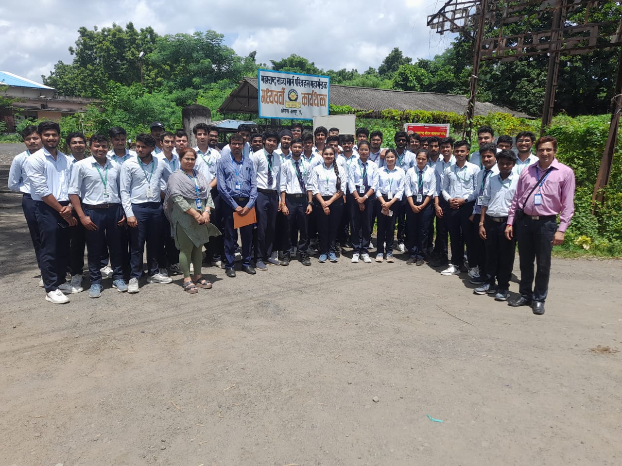 Industrial visit to MSRTC Central workshop MIDC Hingna, Nagpur