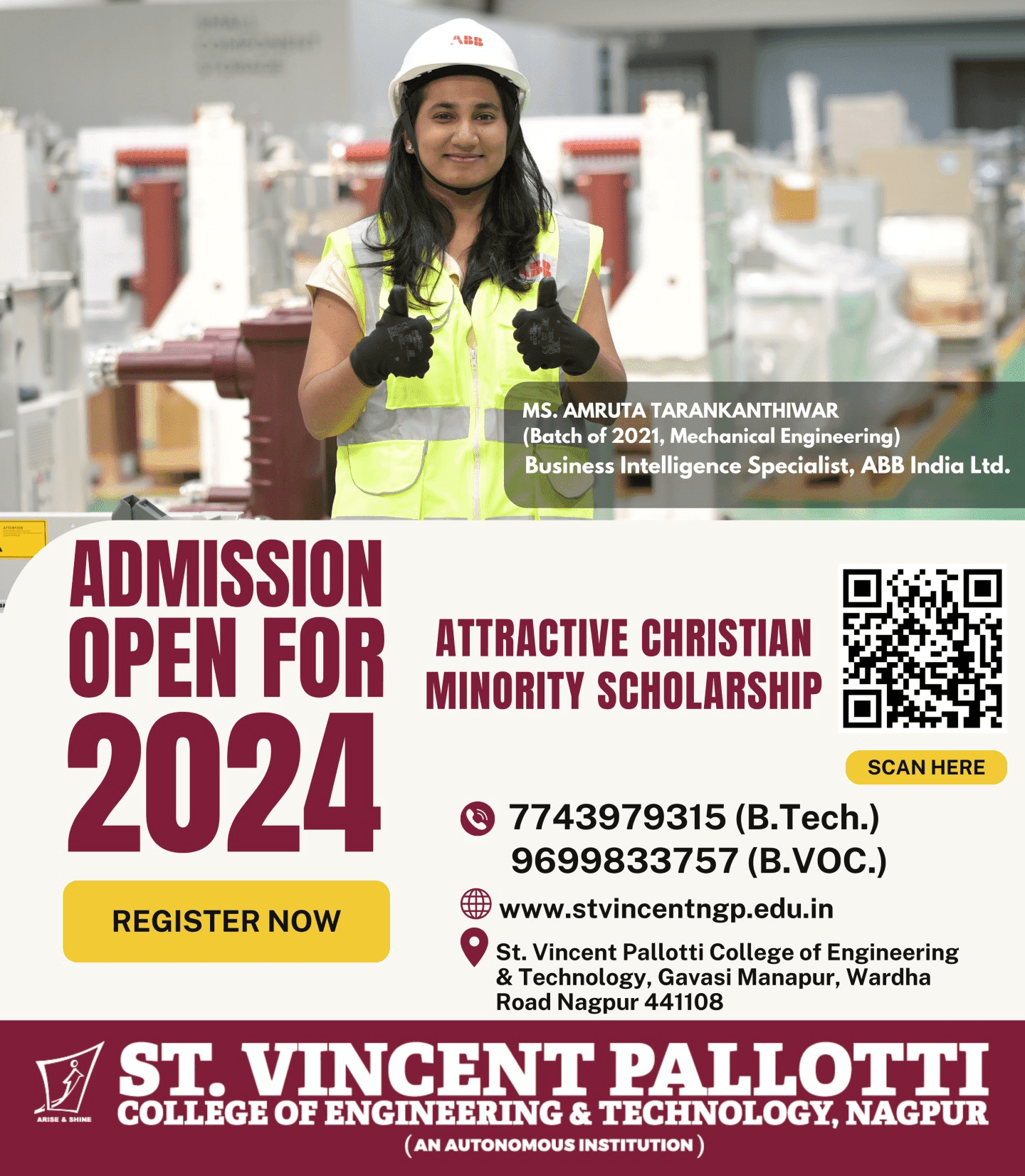 St. Vincent Pallotti College  of Engineering & Technology